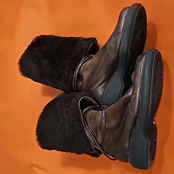 Charles  Jourdan  tall lace  up boots - Picture 13 of 14